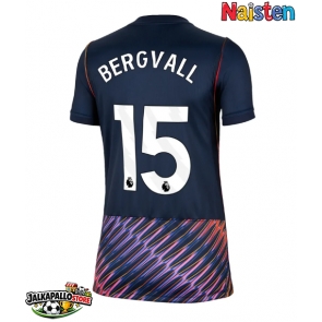Tottenham Hotspur Lucas Bergvall #15 Vieraspaita Naisten 2026-27 Lyhythihainen